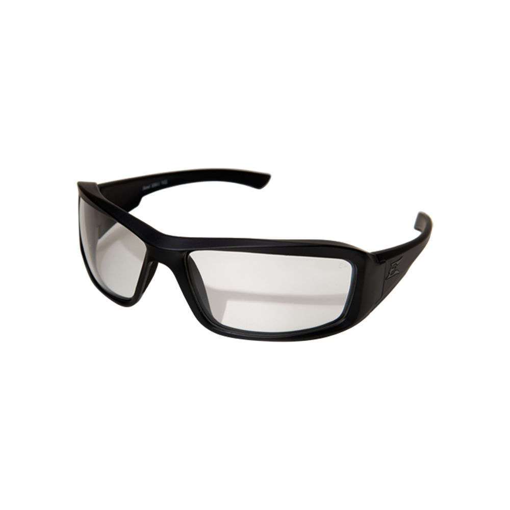 Safety Protection Edge Eyewear 4.50" CLEAR LENS HAMEL BLK THIN FRM